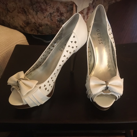 Women’s guess open toe pump heels - Picture 2 of 7